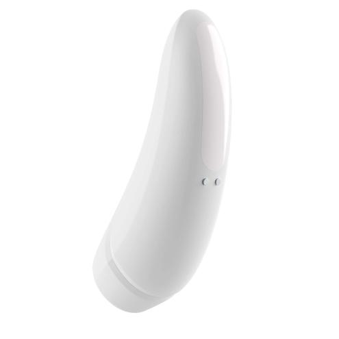 Вакуумный клиторальный стимулятор Satisfyer Curvy 1+ White