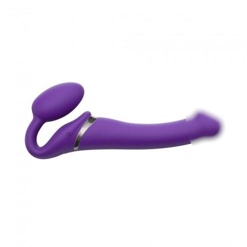 Безремневой страпон с вибрацией Strap-On-Me Vibrating Violet