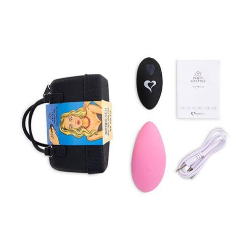 Вибратор в трусики FeelzToys Panty Vibrator Pink с пультом ДУ