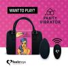 Вибратор в трусики FeelzToys Panty Vibrator Black с пультом ДУ,