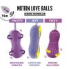 Вагинальные шарики с массажем и вибрацией FeelzToys Motion Love Balls Twisty