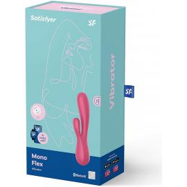 Смарт-вібратор кролик Satisfyer Mono Flex Red, 2 мотори, керування через додаток - 4