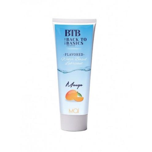 Смазка на водной основе BTB FLAVORED MANGO с ароматом манго, 75 ml