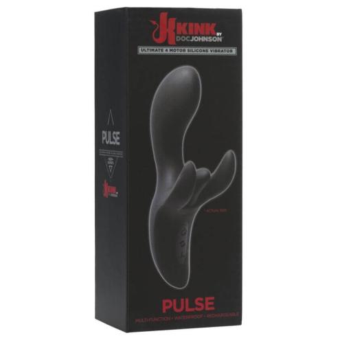 Вибратор-кролик Doc Johnson Kink - Pulse - Ultimate 4 Motor Silicone Vibrator