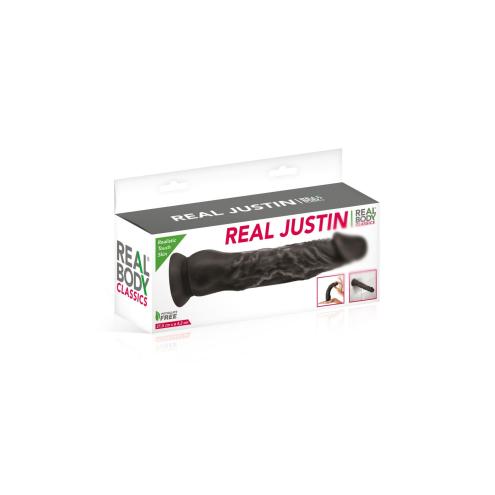 Фаллоимитатор Real Body - Real Justin Black