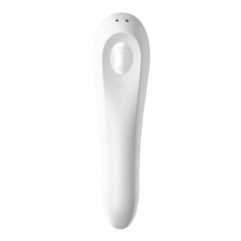 Смарт вибратор и вакуумный стимулятор 2-в-1 Satisfyer Dual Pleasure White