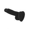 Реалистичный фаллоимитатор Strap-On-Me SOFT REALISTIC DILDO Black - Size M