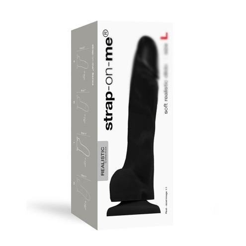 Фаллоимитатор Strap-On-Me SOFT REALISTIC DILDO Black