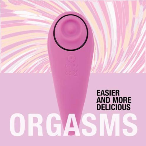 Пульсатор FeelzToys - FemmeGasm Tapping & Tickling Vibrator Pink