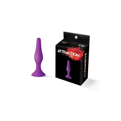 Анальная пробка на присоске MAI Attraction Toys №32 Purple