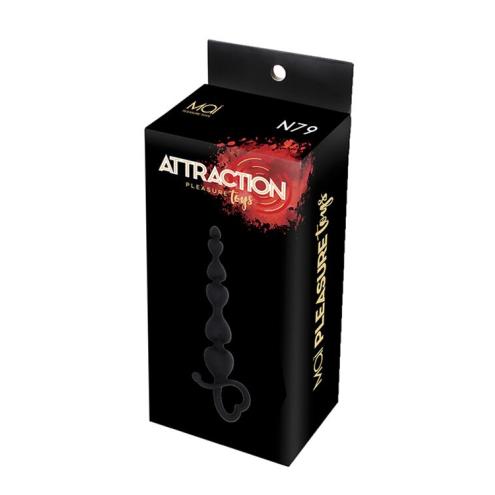 Анальные бусы MAI Attraction Toys №79 Black