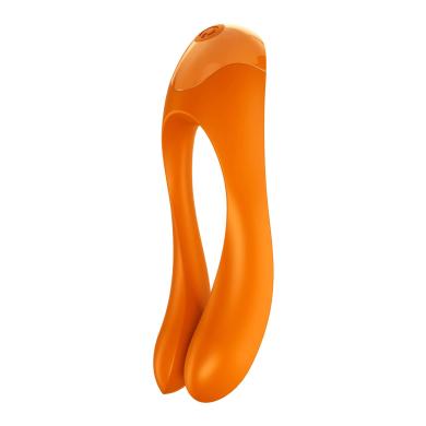 Вибратор на палец Satisfyer Candy Cane Orange