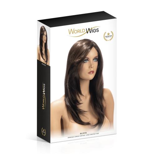 Парик World Wigs OLIVIA LONG CHESTNUT