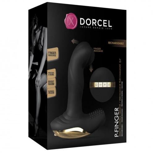 Вибромассажер с  массажем пальцем  для простаты и вагины Dorcel P-Finger