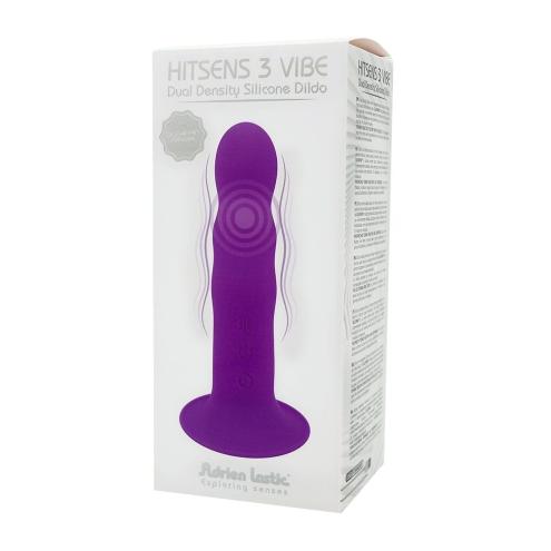 Фаллоимитатор  с вибрацией Adrien Lastic Hitsens 3 Purple