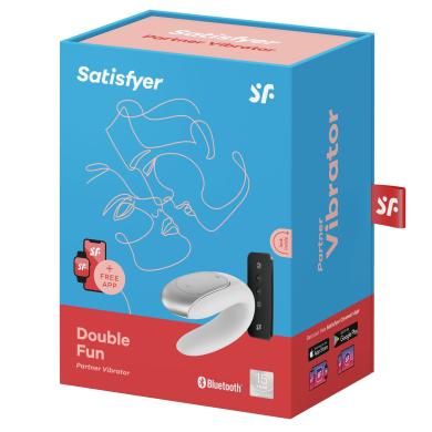 Смарт-вібратор для пар Satisfyer Double Fun (White)