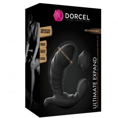 Універсальний вібратор зі стовбуром, що надувається, Dorcel ULTIMATE EXPAND