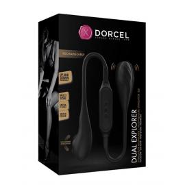 Вибратор на гибкой сцепке Dorcel DUAL EXPLORER - 1