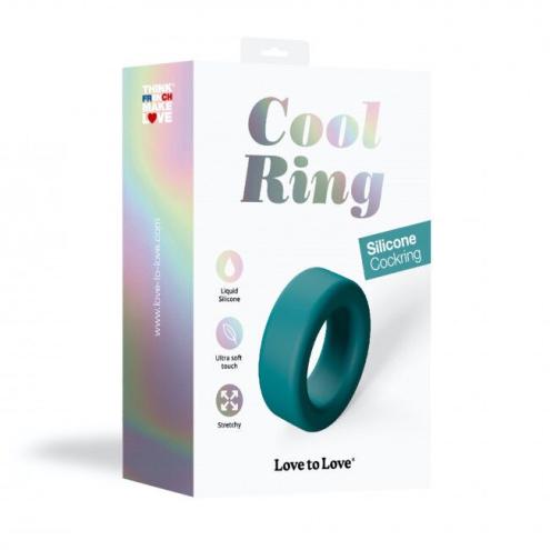 Эрекционное кольцо Love To Love COOL RING - TEAL ME