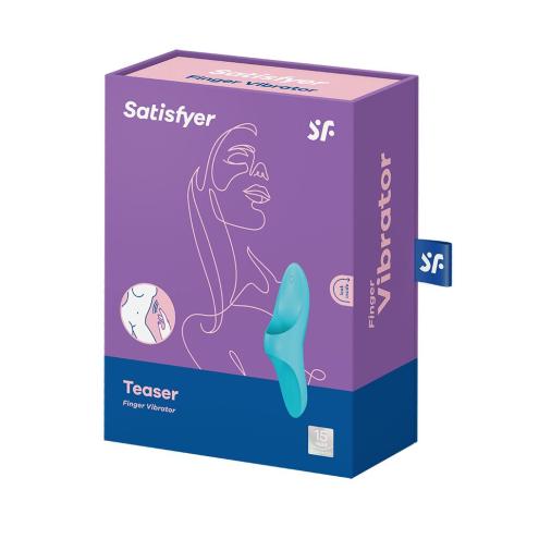 Вибратор на палец Satisfyer Teaser Light Blue