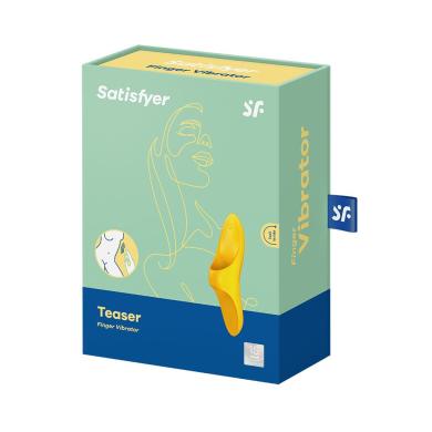 Вибратор на палец Satisfyer Teaser Dark Yellow