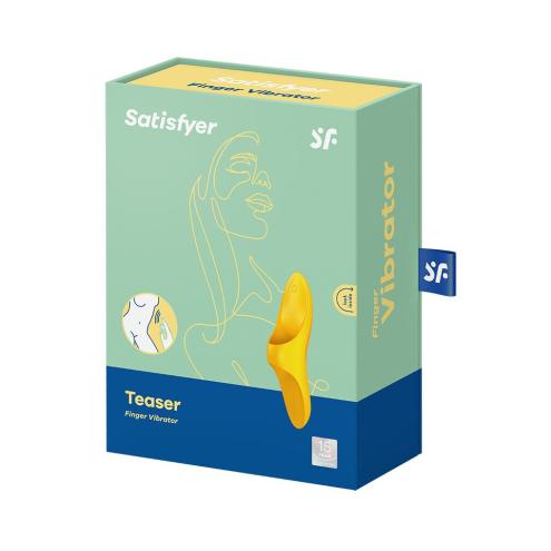 Вібратор на палець Satisfyer Teaser Dark Yellow