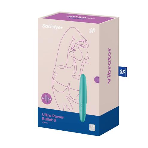 Минивибратор Satisfyer Ultra Power Bullet 6 Turquoise