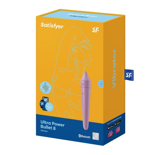 Смарт-минивибратор Satisfyer Ultra Power Bullet 8 Lilac