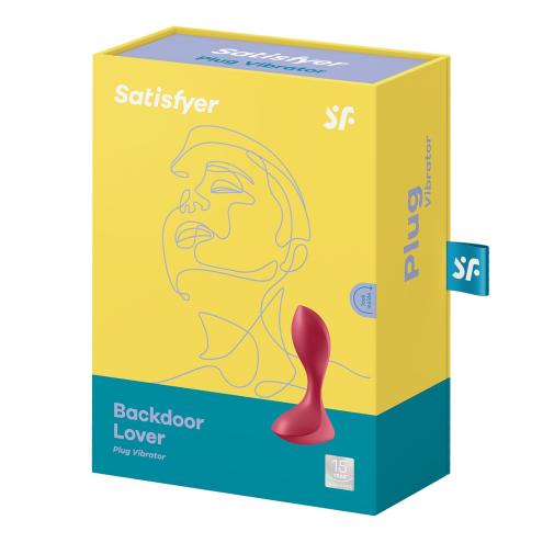 Анальна вібропробка Satisfyer Backdoor Lover Red