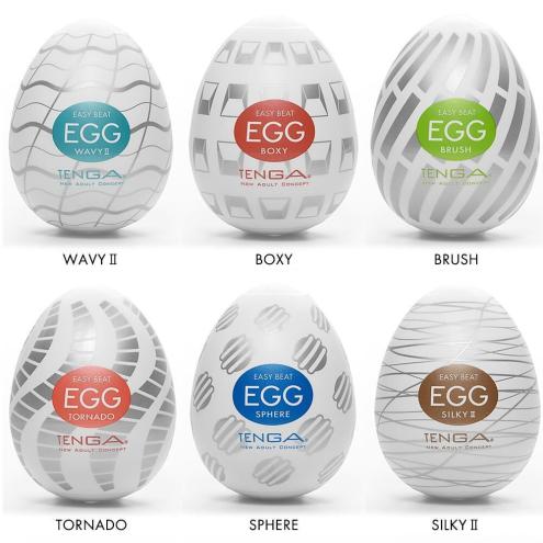 Набор яиц-мастурбаторов Tenga Egg New Standard Pack (6 яиц)