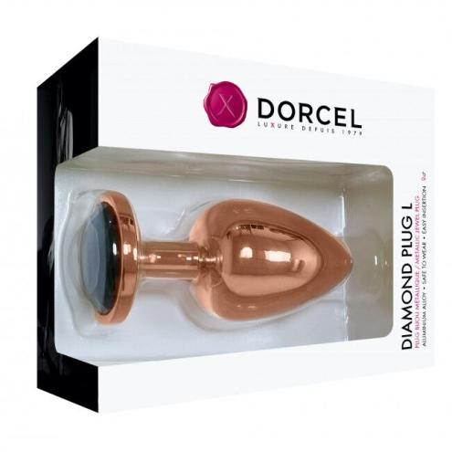 Металлическая анальная пробка Dorcel - Diamond Plug L