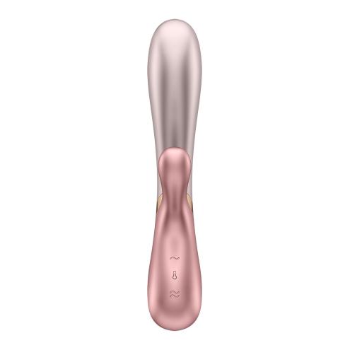 Смарт вібратор-кролик із підігрівом Satisfyer Hot Lover Pink