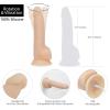 Реалистичный вибратор с ротацией ADDICTION - Naked - 8  Rotating & Vibrating Dildo with Remote – Vanilla