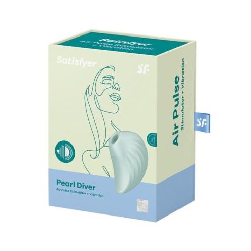 Вакуумный клиторальный стимулятор Satisfyer Pearl Diver Mint