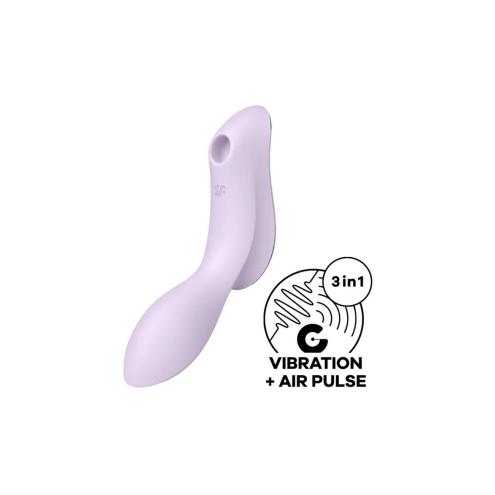 Вакуумный клиторальный стимулятор Satisfyer Curvy Trinity 2 Violet