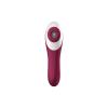 Вакуумный стимулятор с вибрацией Satisfyer Dual Crush Wine Red