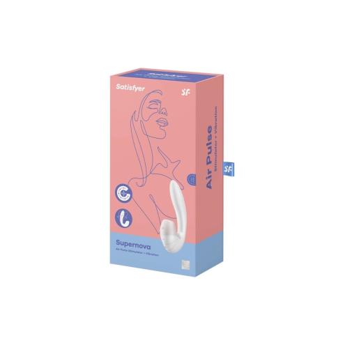 Вакуумний вібратор Satisfyer Supernova White