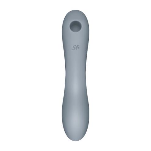 Вакуумный стимулятор с вибрацией Satisfyer Curvy Trinity 3 BlueGrey