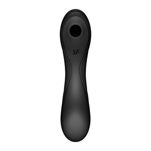 Вакуумный стимулятор с вибрацией Satisfyer Curvy Trinity 4 Black