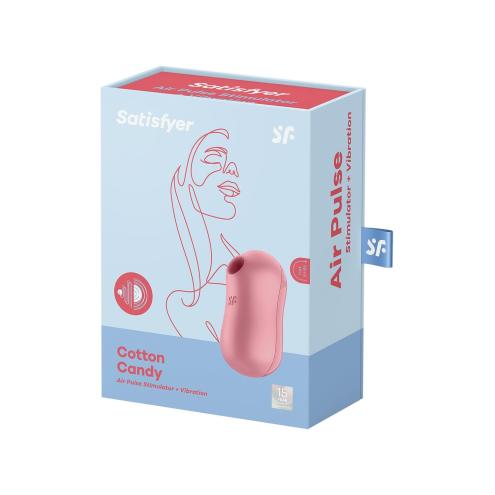 Вакуумный стимулятор Satisfyer Cotton Candy Light Red