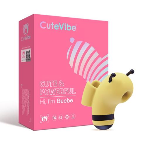 Вакуумний вібратор CuteVibe Beebe Yellow