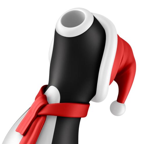 Вакуумный клиторальный стимулятор Satisfyer Penguin Holiday Edition