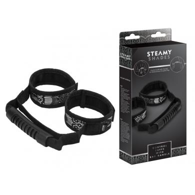 Наручники - STEAMY SHADES Control Cuffs with Bag Handle