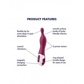 Вібратор для точки G Satisfyer A-Mazing 1 Berry - 3