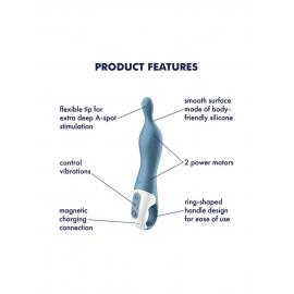 Вібратор для точки G Satisfyer A-Mazing 1 Blue - 2