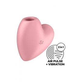 Вакуумный стимулятор Satisfyer Cutie Heart Light Red - 4