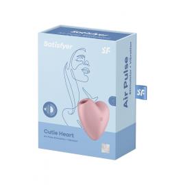 Вакуумный стимулятор Satisfyer Cutie Heart Light Red - 2