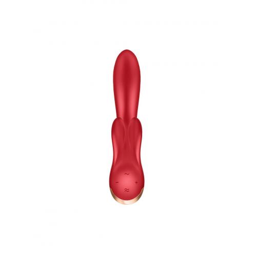 Вибратор кролик Satisfyer Double Flex Red