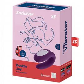 Вибратор для пар Satisfyer Double Joy Violet - 1
