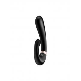 Смарт вібратор із підігрівом Satisfyer Heat Wave Black - 1